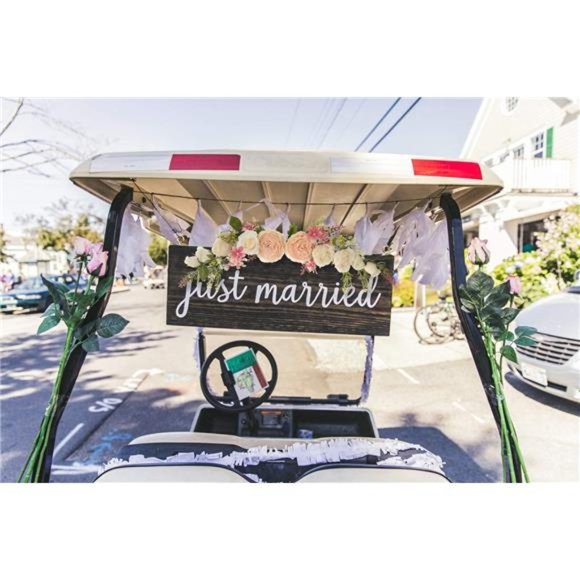 Artificial Peony Flower Swag, 25 Inch Decorative Swag with Champagne Peony - Picture 7 of 7